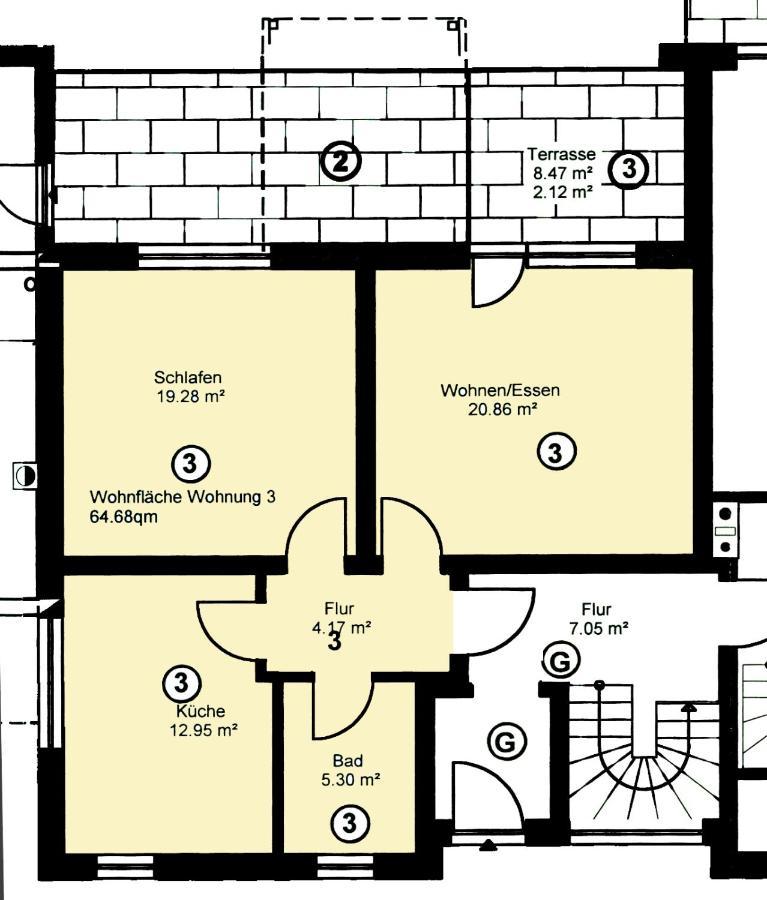 Ferienwohnung Mit Terrasse, Kostenloses Wlan, Parkplatz Bad Oeynhausen Ngoại thất bức ảnh